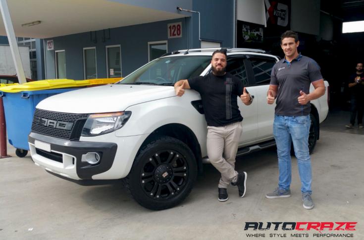 FORD RANGER MONSTER XD MATTE BLACK